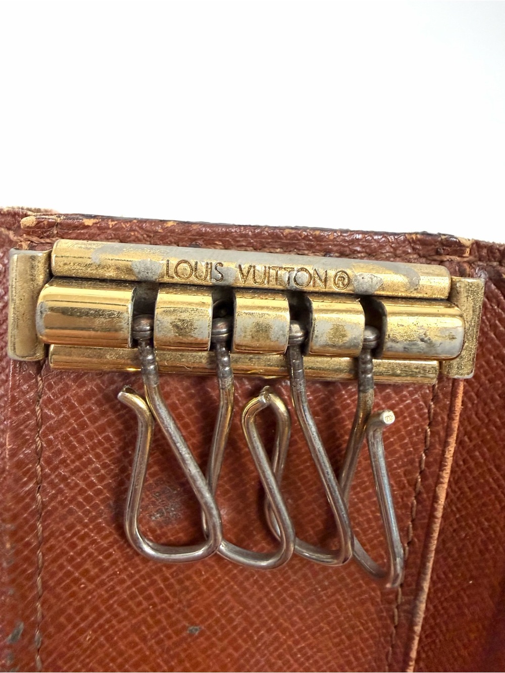 Authentic Louis Vuitton Monogram Key Holder Case - Picture 8 of 11